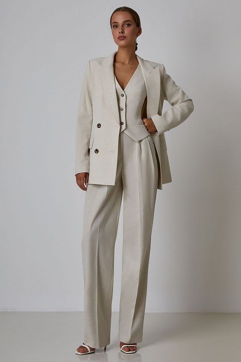 Брюки прямого кроя